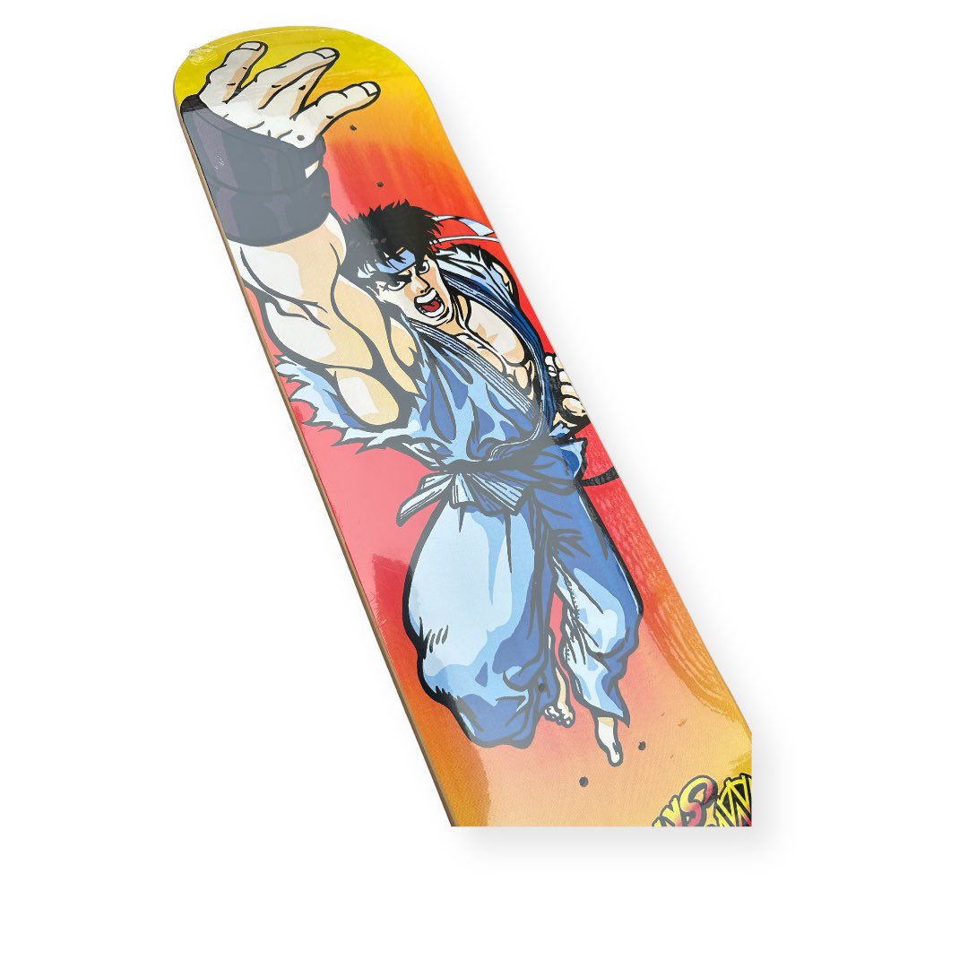 willysworkshop's tweet image. DEAD STOCK “RYU” STREET FIGHTER 2 DECK was originally released in 2008. ONLY ONE AVAILABLE in size 7.75 🥋👊🏽💥⚒️ 📡 willysworkshop.com/shop/p/blue-wo… 🎁 #WillysWorkshop