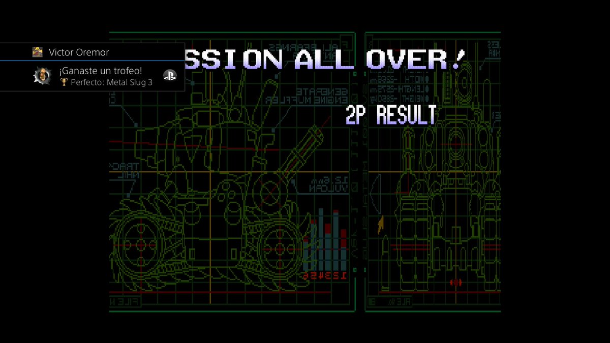 VictorOremor's tweet photo. METAL SLUG™ ANTHOLOGY
Perfecto: Metal Slug 3 (Oro)
Gana Metal Slug 3 con 5 o menos continuaciones. #PS4share https://t.co/6z8iBK8tCh