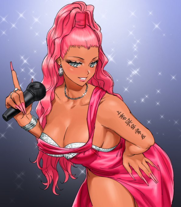 ProudOfYouNicki's tweet photo. Wow what a lit drawing of @NICKIMINAJ at #VMAs2022 https://t.co/qTKvhkat2D