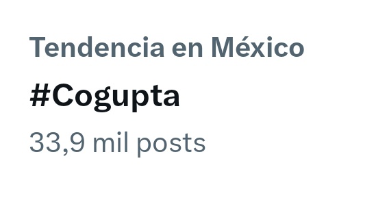 FreddyOliviery's tweet image. #Cogupta también es tendencia hoy.

Como vamos, va a ser más fácil que la conozcan por este sobrenombre que por su nombre real.