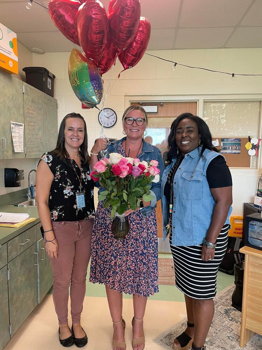 Congratulations to our Teacher of The Year Emily Fagerstrom! Well deserved !   Champion is very lucky to have you as our Math Coach.