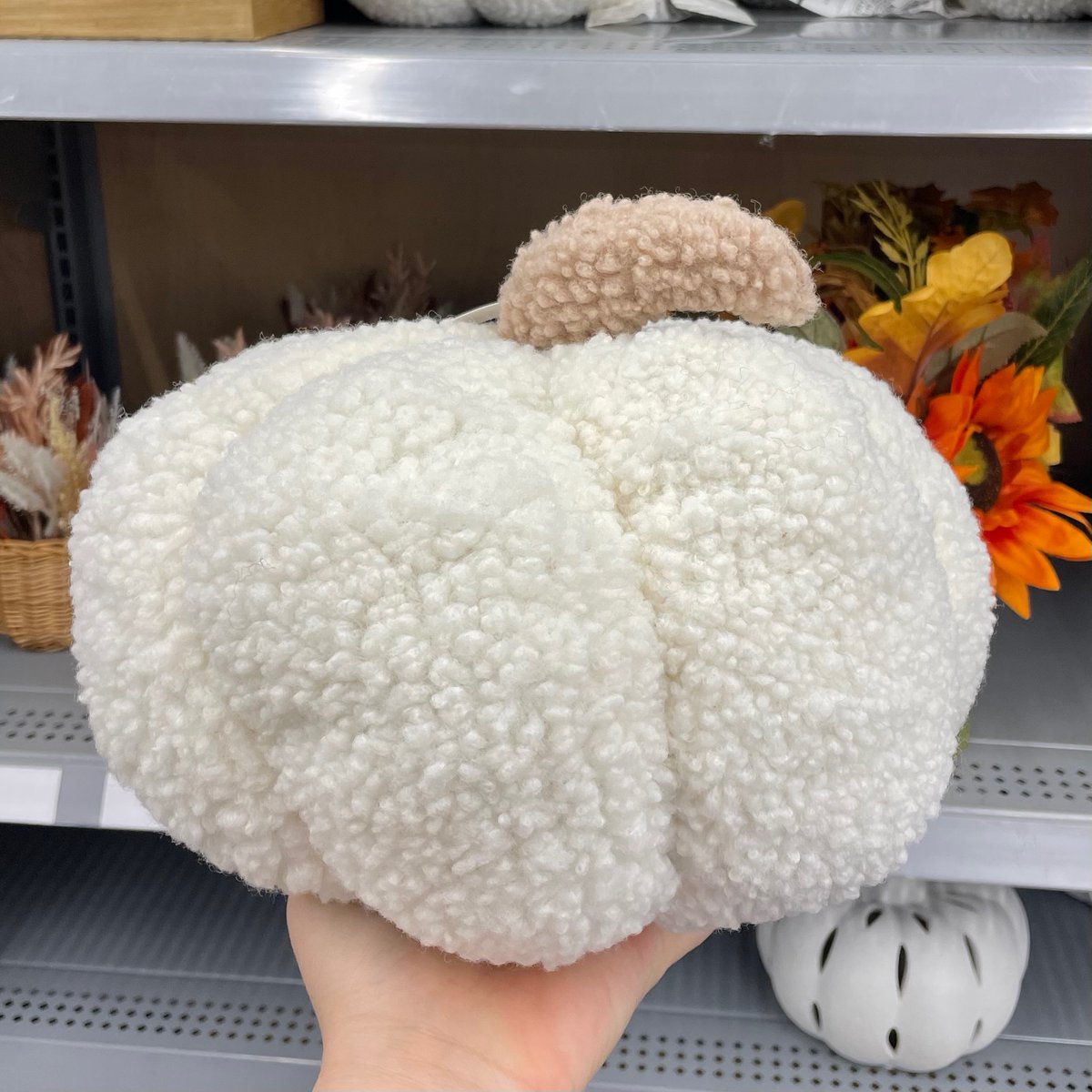 🍂Add this lil cutie stuffed pumpkin to your fall decor. $11.94 in @walmart stores and online. Shop the link below. (NOTE: The product image isn't showing on this link, but the description is current and I used the barcode.😅) #home #whoawaitwalmart #walmart #fall #pumpkin #fa...