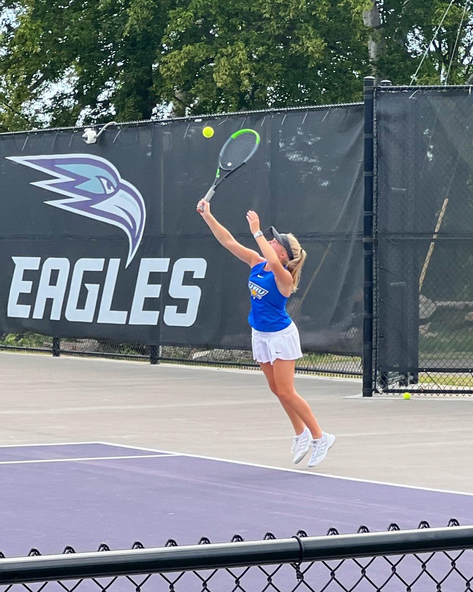 WebbersPirates's tweet image. My Saturday travels took me to University of the Ozarks to watch Avery in her first college tennis matches! #jbu #goldeneagles