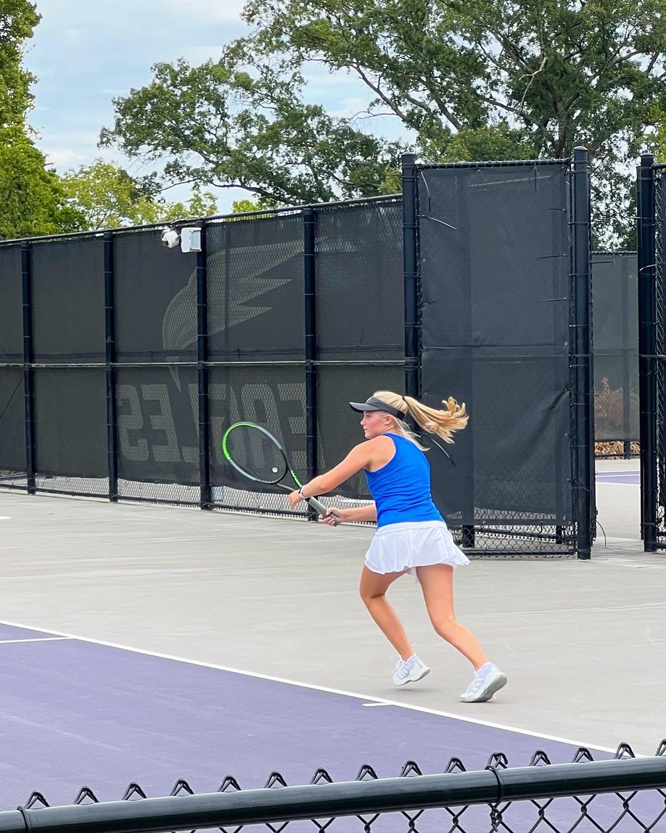 WebbersPirates's tweet image. My Saturday travels took me to University of the Ozarks to watch Avery in her first college tennis matches! #jbu #goldeneagles