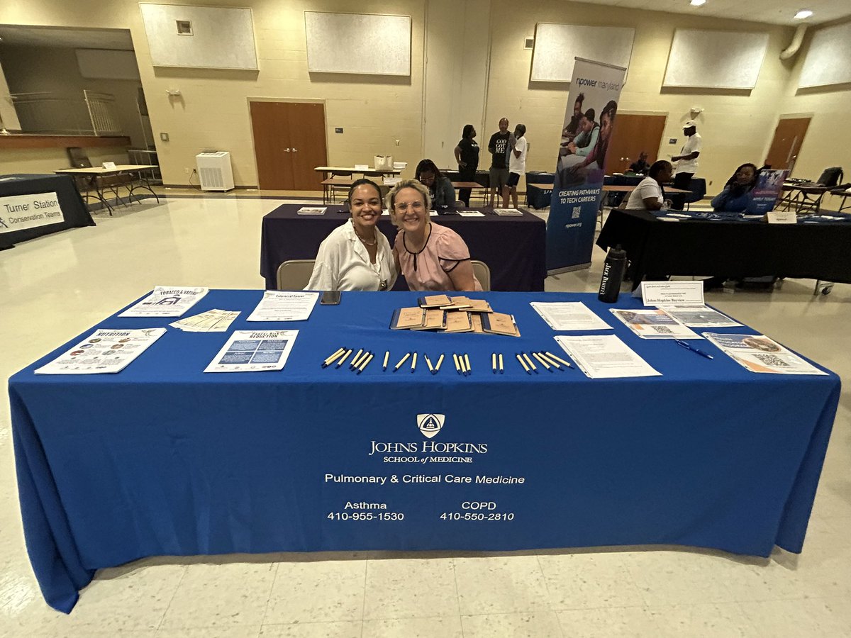 Great Event Today at the Health Resources Fair with #EzekielChurchAndMinistriesBaptist and #TurnerRecreationStation for Ask a Pharmacist and sharing our CHW training program #Baltimore #MGG #JHU