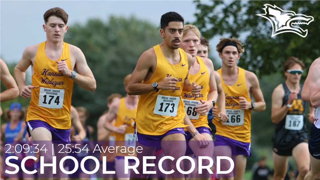 KWU_XC_Track's tweet photo. HAVE YOURSELVES A DAY, COYOTES! The men crush the previous best total team time by over a minute at the Woody Greeno Invitational today. The previous record was set in 2009. #RollYotes https://t.co/fHj7QpSGUl