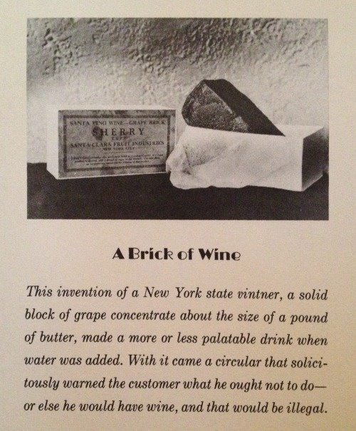 fakehistoryhunt's tweet photo. A brick of wine. https://t.co/Ex0PJEGImD