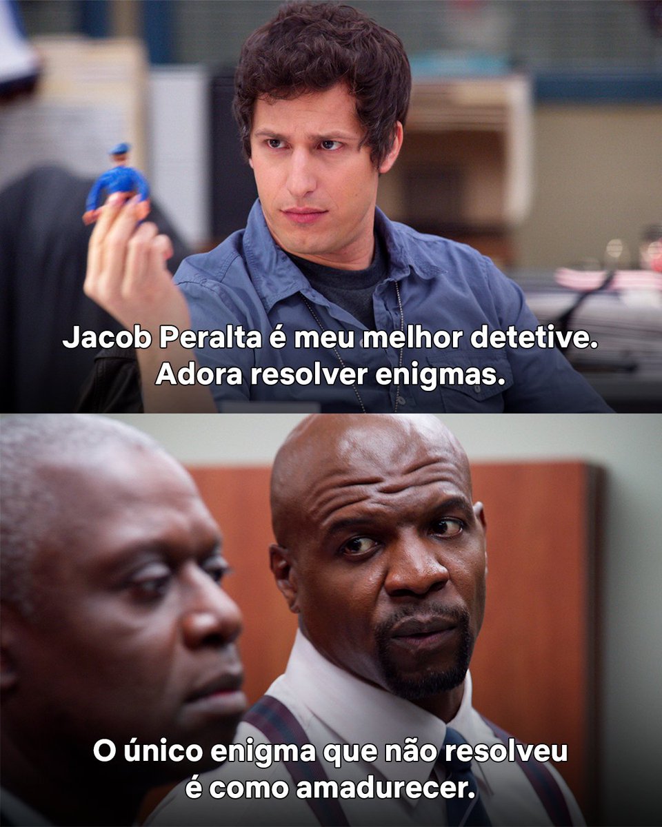 NetflixBrasil's tweet photo. Há 10 anos conhecemos ELE: Jake Peralta. https://t.co/sI6X9FqaC0
