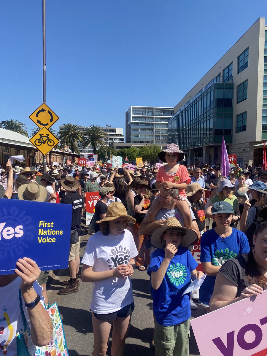 natalie_mae1's tweet photo. Newcastle has shown UP! #VoteYes23 https://t.co/4vfHjvDiLS