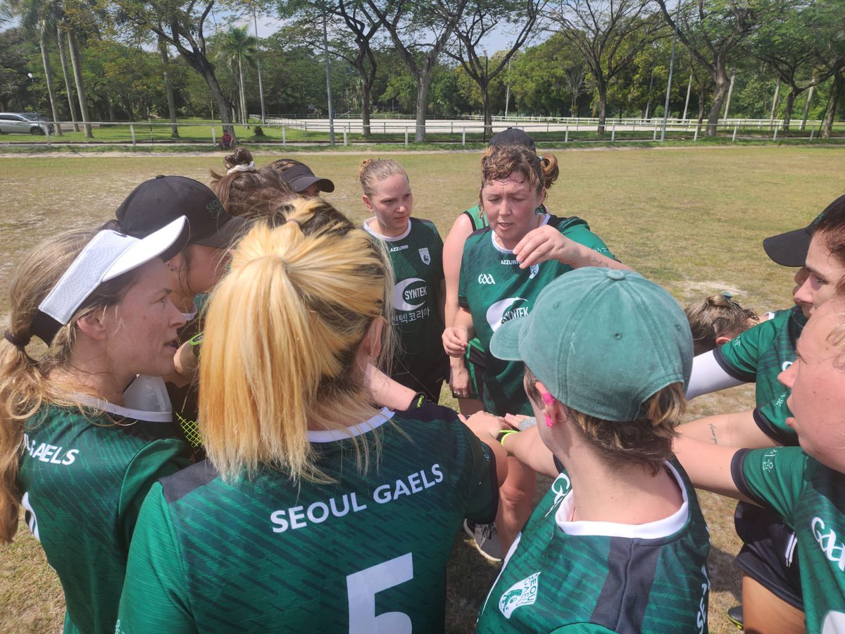 ieambseoul's tweet photo. It’s an exciting weekend in KL for our #seoulgaels men and women, both still in contention for a bit of silverware.. we are pacing the floor back at home base… @GAAAsia #AGGs #GaelsAbú @officialgaa #whereweallbelong https://t.co/ms55i7R6jK