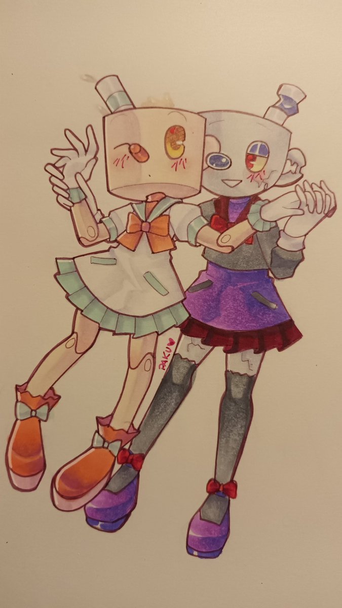 TapirPaku's tweet photo. PupMug
#CupheadDDWTD
#cuphead
#mugman
#vilemugman
#cuppet
#puphead https://t.co/KbjEnRVoBw