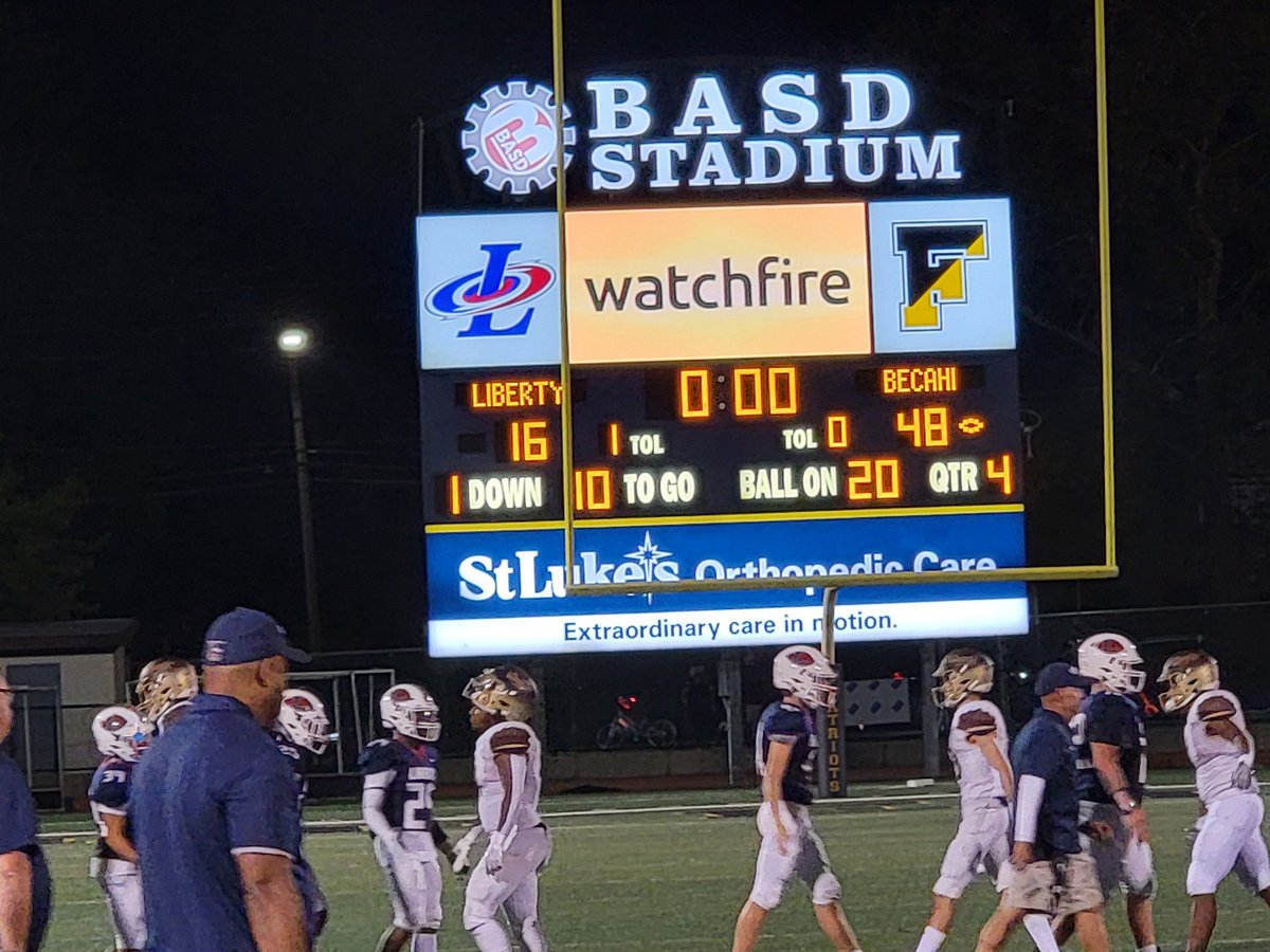 Final Score Bethlehem Catholic 48 Bethlehem Liberty 16 @PaFootballNews @FydSports @PFN_Luxy @PFNDan570FB @BoJyeaa @circlewsports