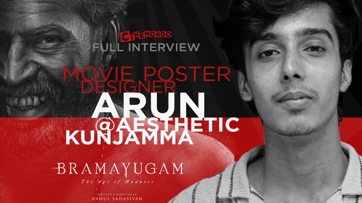 Kathy and Arjun (designer of poster for #Mammootty 's new film #Bramayugam )  talk shop - movie poster design and the entertainment marketing biz in this fun full-length interview!   #movieposters #movieposterdesign #aestheticKunjamma 

youtu.be/9jAP2k9B8-4