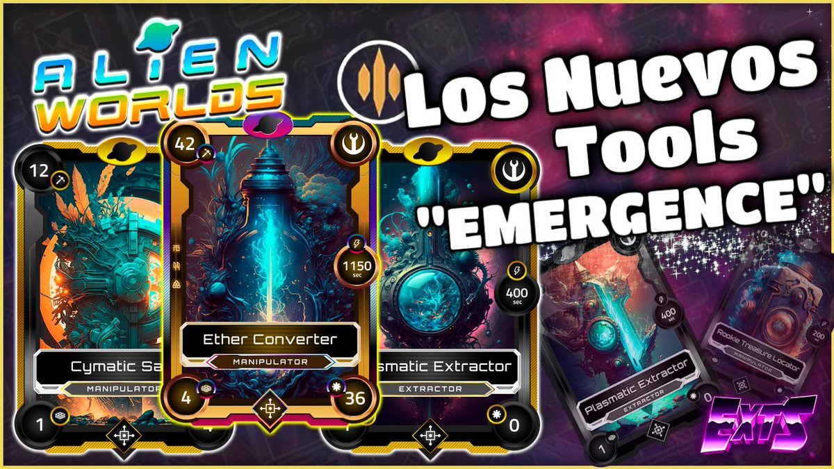 Nuevos Tools han llegado al universo de <a href="/AlienWorlds/">Alien Worlds Official</a> 👽!!

Descubre las nuevas herramientas, como poder conseguirlas y en especial un vistazo a cada una de ellas!! #alienworlds #español

➡️📺youtu.be/9NIKUSkPMgU?si…

#WAX #waxfam <a href="/WAX_io/">WAX</a> #game #blockchian #binance #WAXNFT #NFTs