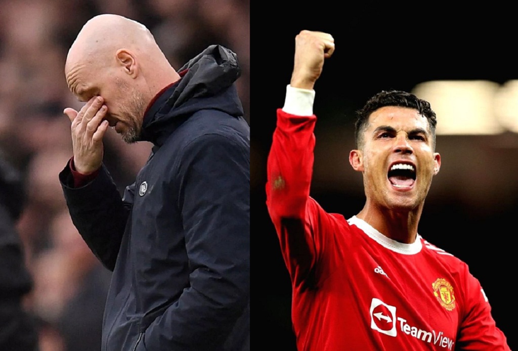 BlueboyCR7's tweet photo. “Dentro de cinco años, Erik Ten Hag estará lejos del club y nadie volverá a hablar de él ni de su paso por el Manchester United... pero Cristiano Ronaldo siempre será recordado como el mejor jugador que jamás haya pateado un balón de fútbol”.

Graeme Souness-Leyenda del Liverpool https://t.co/xq8otp262R