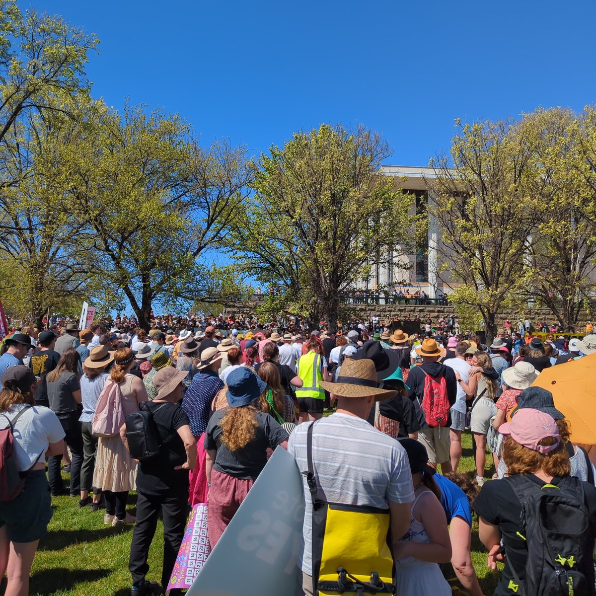 Michael Chapman (@mchapmanonline) on Twitter photo Out with thousands of Canberrans wanting to listen to the voice of first nations peoples. #WalkForYes #Yes23 #canberra <a href="/bcwyeth/">Bree Wyeth</a> Out with thousands of Canberrans wanting to listen to the voice of first nations peoples. #WalkForYes #Yes23 #canberra <a href="/bcwyeth/">Bree Wyeth</a>
