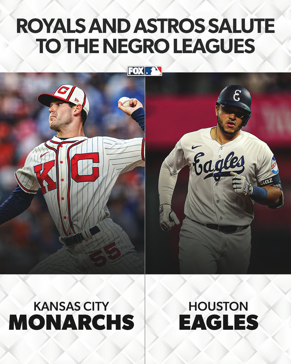 Royals, Astros to Salute the Negro Leagues this Weekend in Kansas City –  SportsLogos.Net News