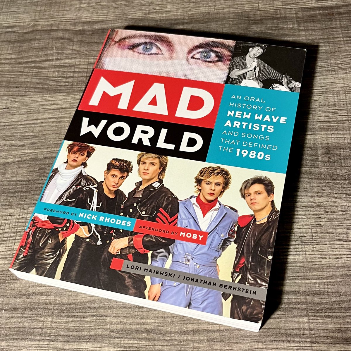 ricklovesthe80s's tweet photo. I know I’m WAAAY LATE, but I finally own a copy of the @LoriMajewski book! It was delivered tonight, and I’ve already started reading it. #MadWorld #NewWave #DuranDuran #LoriMajewski https://t.co/5AzT6u7n6m