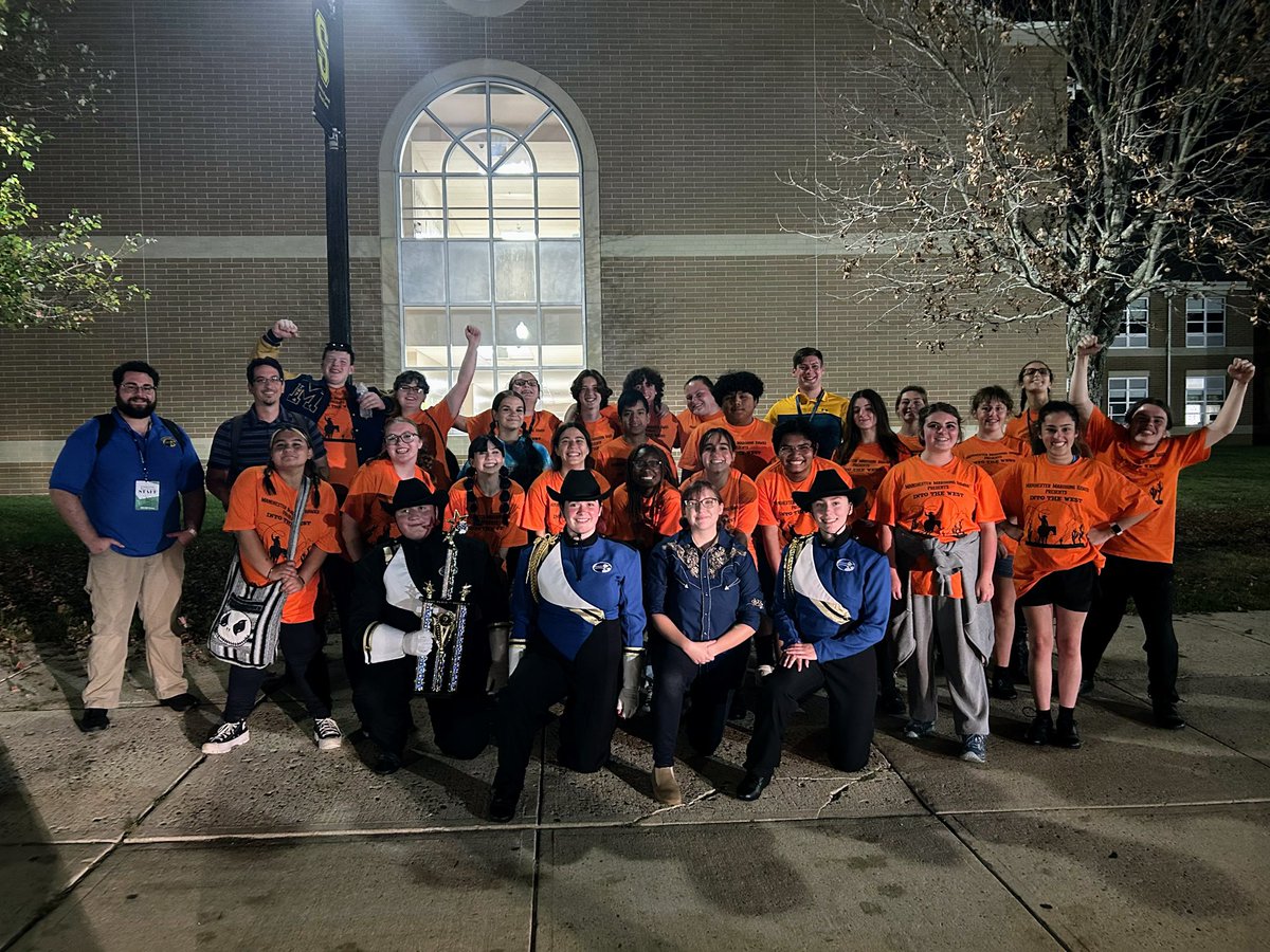 Congratulations to the Manchester Marching Hawks who won their first competition of the season with a score of 75.3!