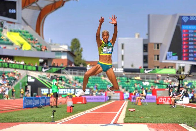 ¡Grande, nuestra atleta Yulimar Rojas! Conquista por tercera vez el Campeonato de Salto Triple de la Liga Diamante, dejando a Venezuela en alto. Felicidades por esa gran alegría para el pueblo venezolano. ¡Sin duda, eres un admirable ejemplo de constancia, disciplina y esfuerzo!