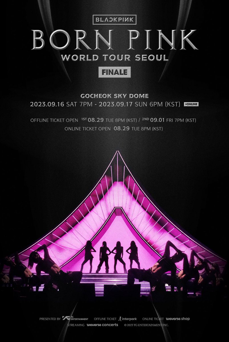 TODAY… FINALE 💕😭
#BORNPINK_FINALE 
#BORNPINKinSEOUL_FINALE 
#BORNPINKinGOCHEOKSKYDOME <a href="/BLACKPINK/">BLACKPINKOFFICIAL</a>