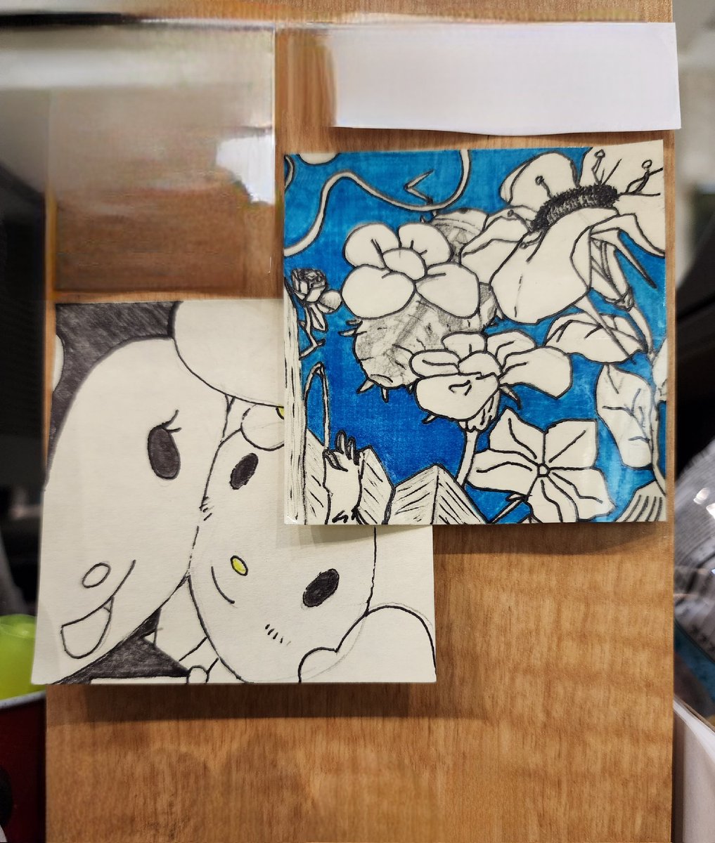 pillbugg0w0's tweet photo. Im going to make so many artist trading cards https://t.co/sM8x9yqca7