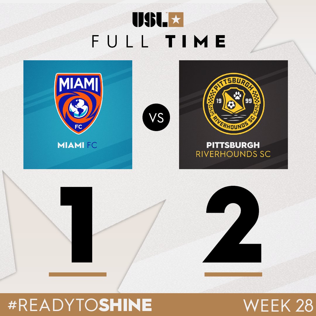 LegionariosSV's tweet image. Final: Miami FC 1 - 2 Pittsburgh. El salvadoreño @jwalkin11 jugó 72 minutos y recibió una tarjeta amarilla. @Casorto_ jugó 28 minutos. #USLC #LegionariosSV