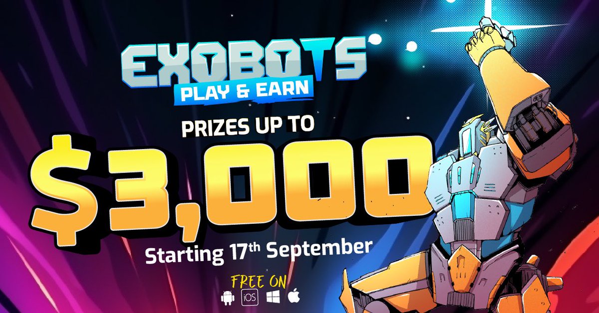 Attention players! Exobot season 1 is now open, set up 3 Digital Collectibles in your squad and start climbing the rankings. The ranking is hosted in the marketplace. Good luck to all of you!