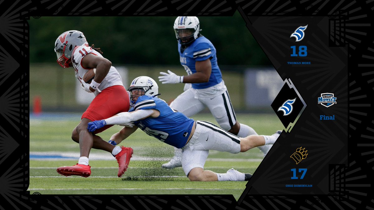 SAINTS WIN!!! Football fights back and defeat Ohio Dominican in their conference opener and first G-MAC win.

#LetsGoSaints