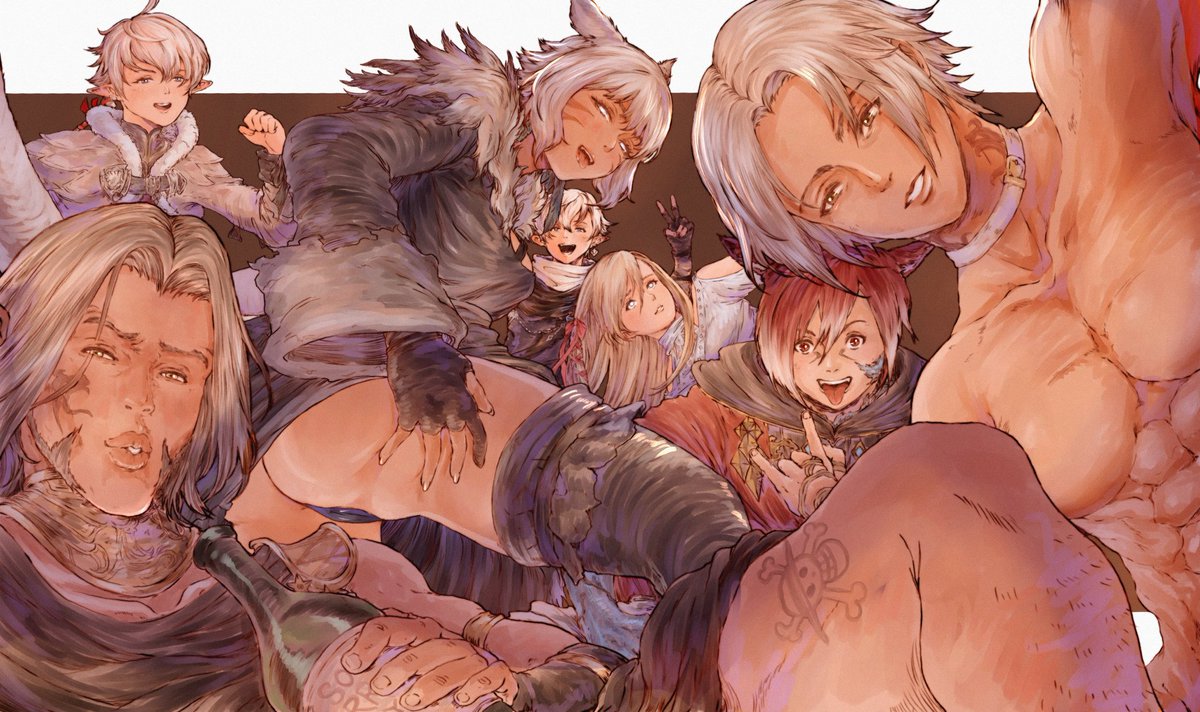 Gusty10RK's tweet image. Whatever makes you happy, do that!

#ffxiv #scions #ff14