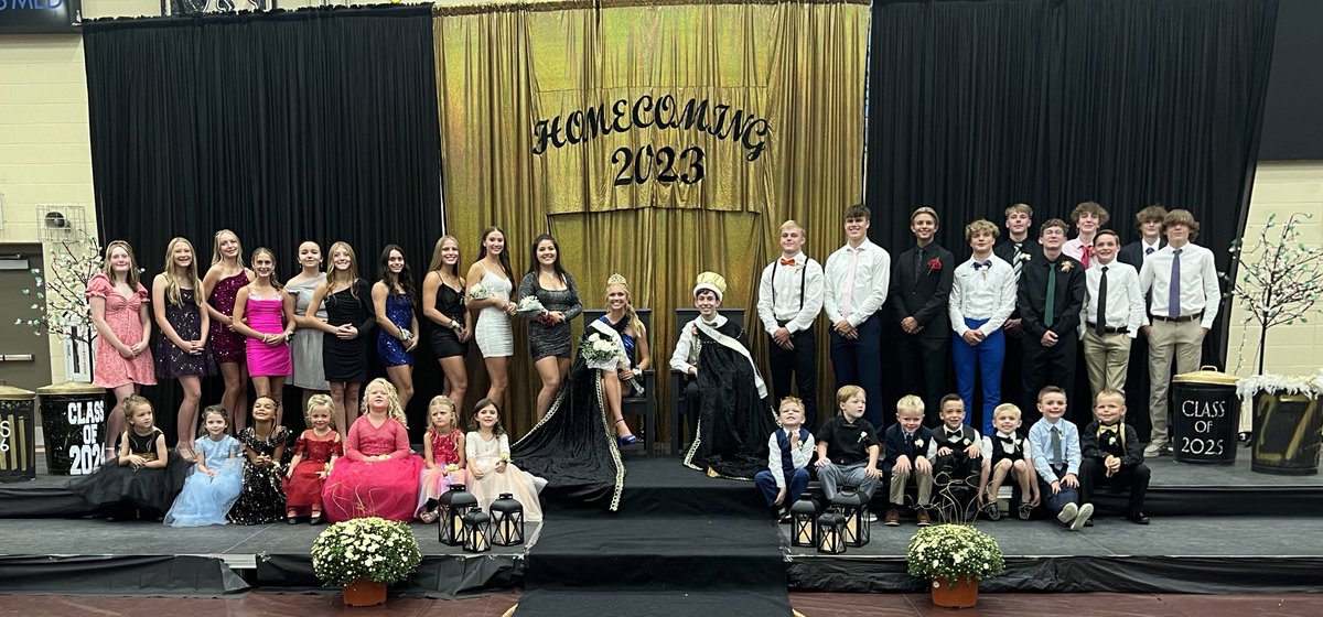 Congratulations to 2023 Homecoming Queen Lauren Hughes &amp; King Keaton Mayhew!