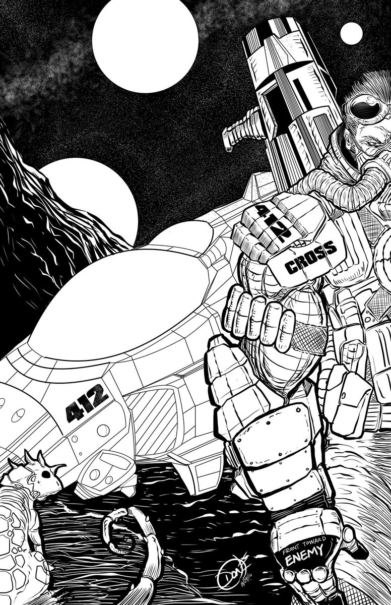 DonDrawsStuff's tweet photo. FROM THE ARCHIVES: I don't know what this is. I was just drawing one day and yeeted this out. Maybe I'll color it one day. Maybe one of you can.
#artshare
#offcenter
#drawtism (<--gonna make this a thing for @thelucentcomic ) https://t.co/40F7STQXeo