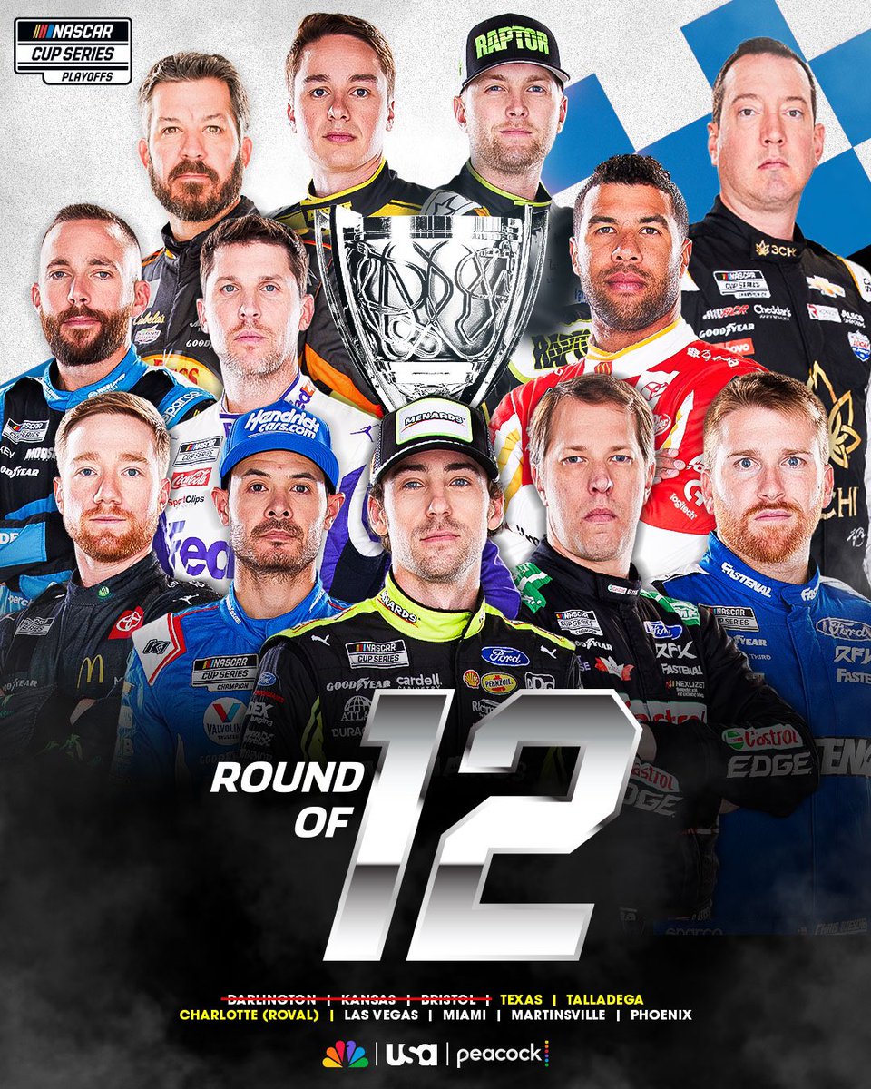 NASCARonUSA's tweet photo. REPOST if your favorite @NASCAR driver advanced in the #NASCARPlayoffs ! https://t.co/tdAd38GAHa