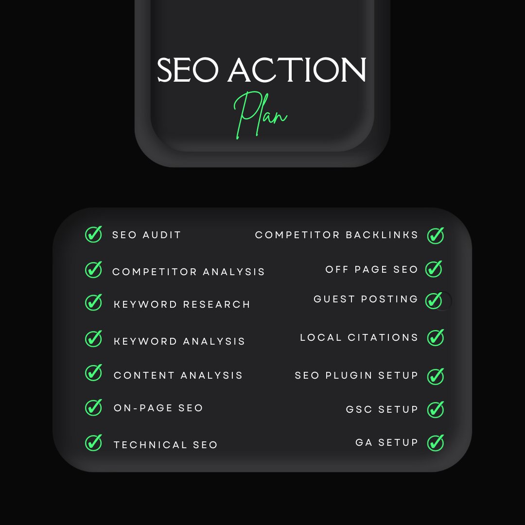 SeoExpertRashed's tweet image. Proper SEO action helps to bring organic traffic and rank to the keyword Google 1st page. But SEO is an ongoing process. It takes time maximum of 3-6 months according to Google.

#SEOActionPlan #Backlinks #OnPageSEO #OffPageSEO #TechnicalSEO #SEOStrategy #SEOAudit #SEOOptimize