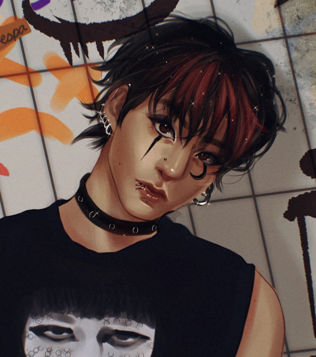 punks not dead ⛓🎸 

#btsfanart #Jungkook #BTS