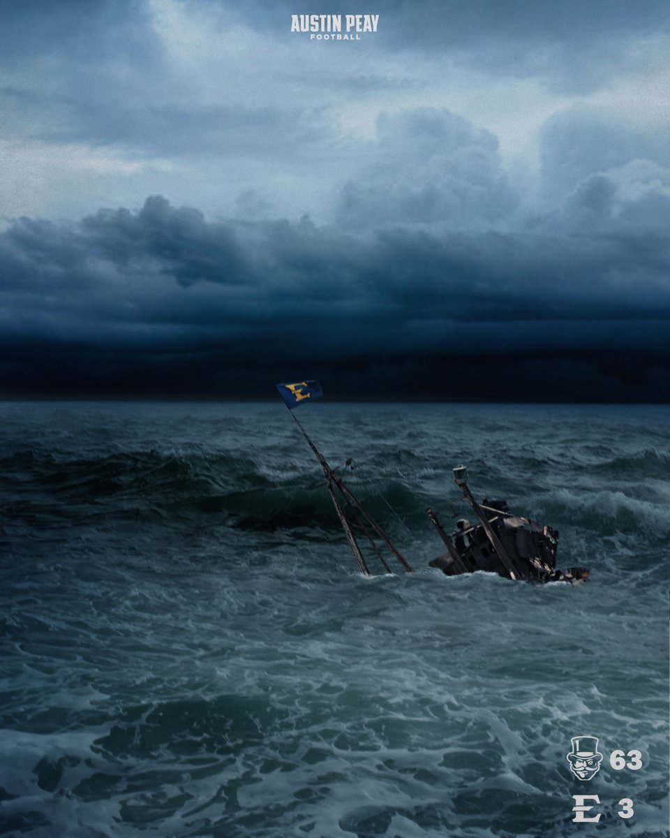 𝗗𝗢𝗪𝗡 𝗪𝗜𝗧𝗛 𝗧𝗛𝗘 𝗦𝗛𝗜𝗣. 🎩🏈

#ChaseTheLion | #LetsGoPeay