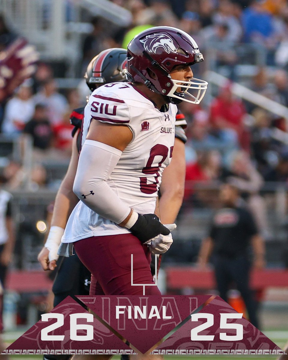 The Wheel returns to Carbondale! SIU is 3-0 for the first time since 2014. #WarForTheWheel #WeAreSouthernIllinois