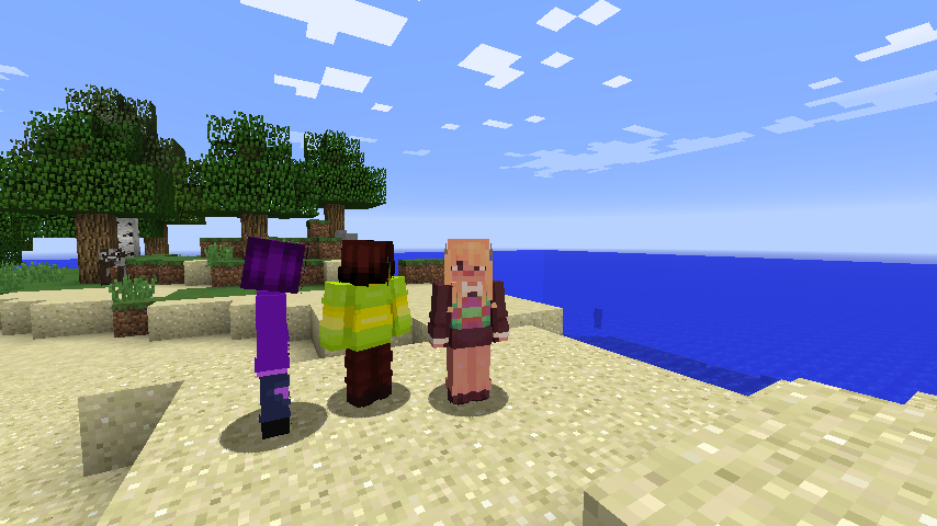 prntrnrime's tweet photo. Got to play Minecrap again with Kris and Susie! :D

This seed's kinda meh though, LOL. https://t.co/uf7yNt88p2