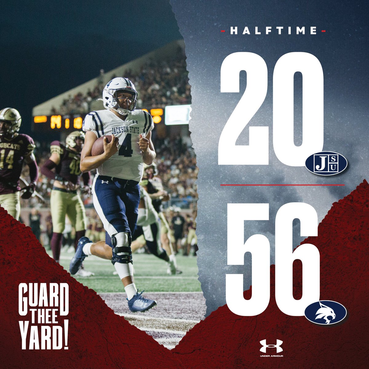 Halftime. #GuardTheeYard #TheeILove