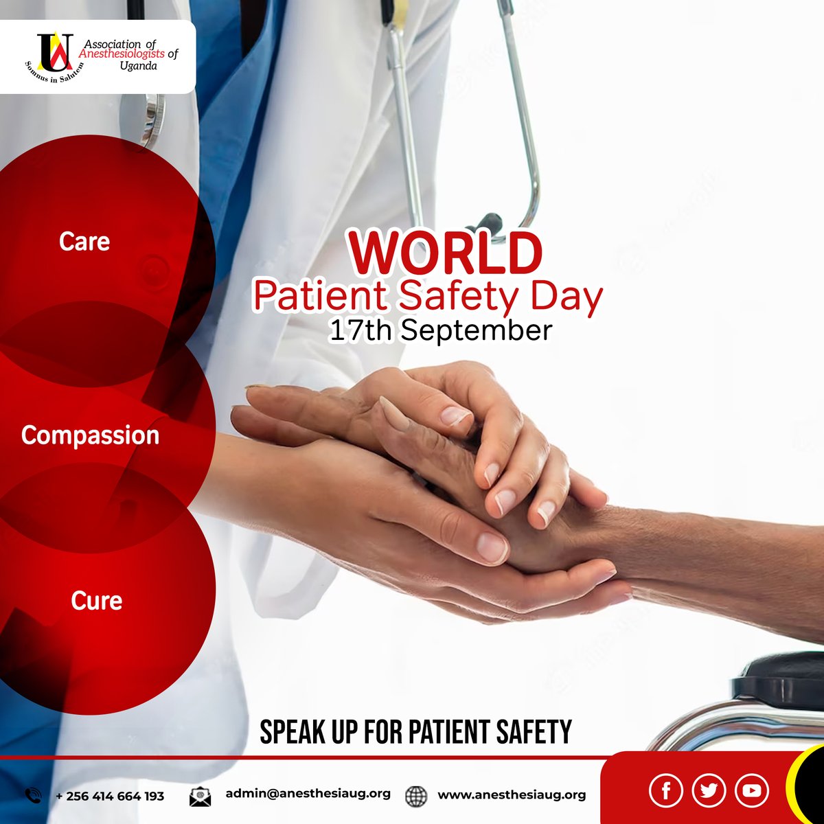 Today we celebrate #WorldPatientSafetyDay. We encourage all health workers to speak up for patient safety!
#WorldPatientSafetyDay2023