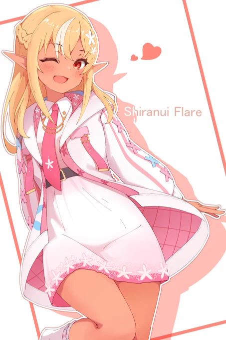 新衣装フレアちゃんかわいい!!#不知火フレア新衣装 #しらぬえ 