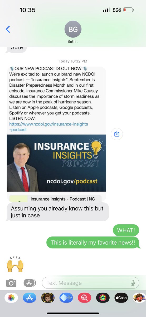 NCInsuranceGal's tweet image. My agency owners might not always get my over-the-top obsession with insurance law, they sure do support my North Carolina insurance nerdiness like whoa though 🤓 #insurancenerd #ilovenc #Causey2024

ncdoi.gov/insurance-insi…