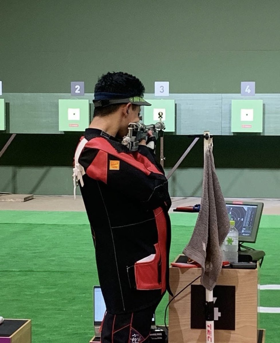 CoqueTrejo's tweet photo. 🔫 Edson Ramírez🇲🇽 se convirtió en el primer hombre mexicano en la HISTORIA en clasificar a una final de Copa del Mundo de Tiro Deportivo😮‍💨

Terminó en el 8º puesto del certamen en Brasil🇧🇷 en rifle de aire 10m (En la clasificación fue 1er. lugar con RÉCORD MEXICANO💥, 632.5) https://t.co/j4VezyaTKp