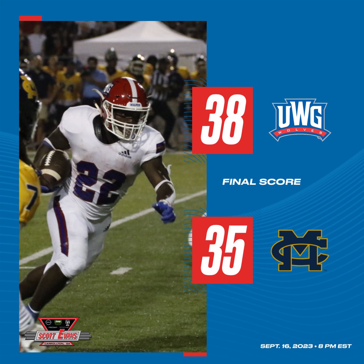 Comeback Complete ☑️ and a 1-0 start in the GSC‼️

#WeRunTogether
