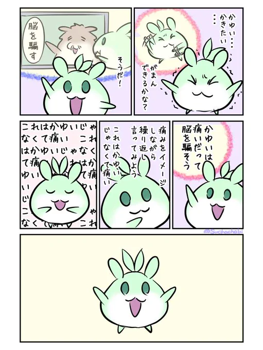 1238日目 かゆいところをかかずに済む方法を思いつくはむ 