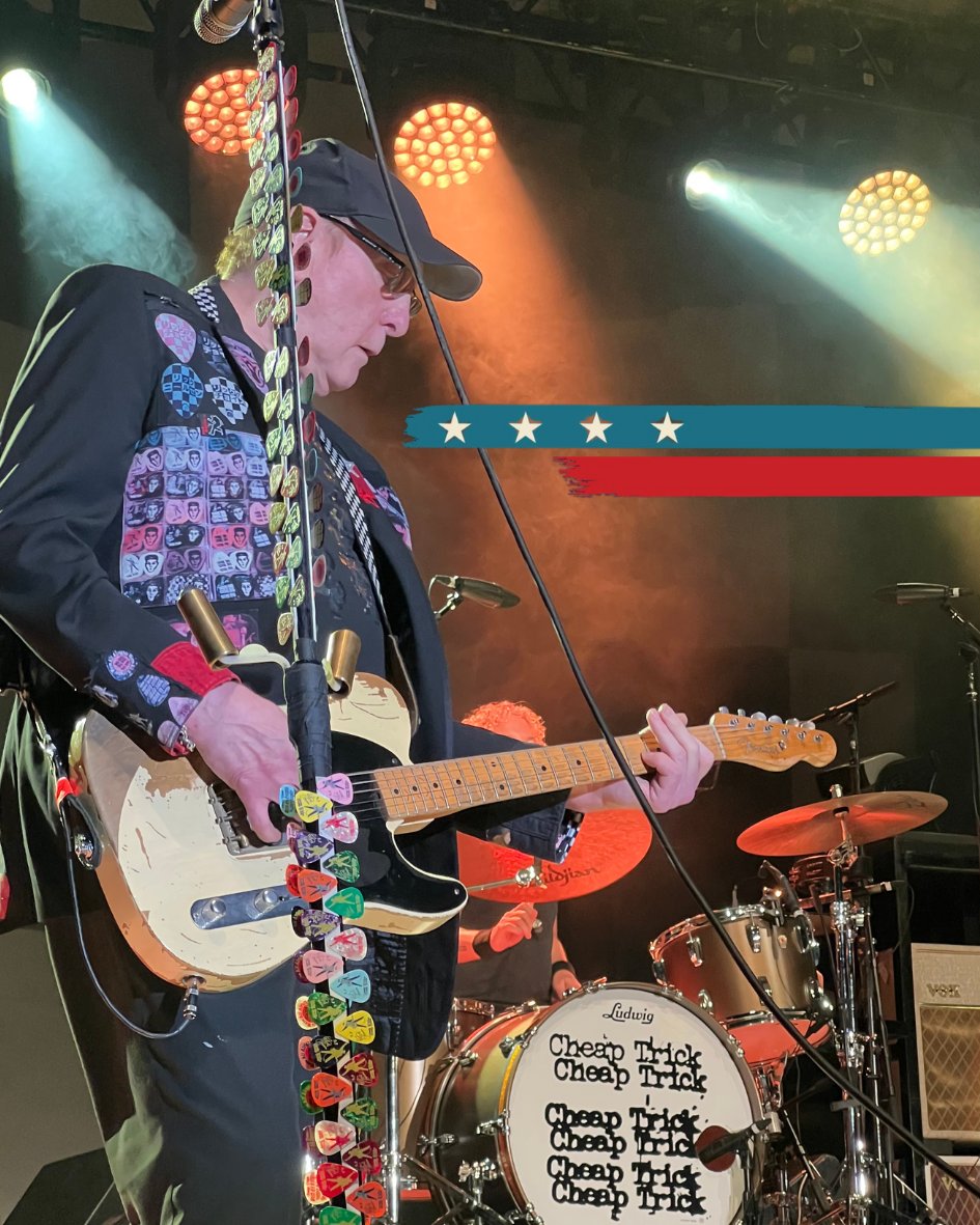 Ladies and gentlemen ... <a href="/cheaptrick/">Cheap Trick</a>! 🤘🤘🤘

#S4SSTL #Songs4Soldiers