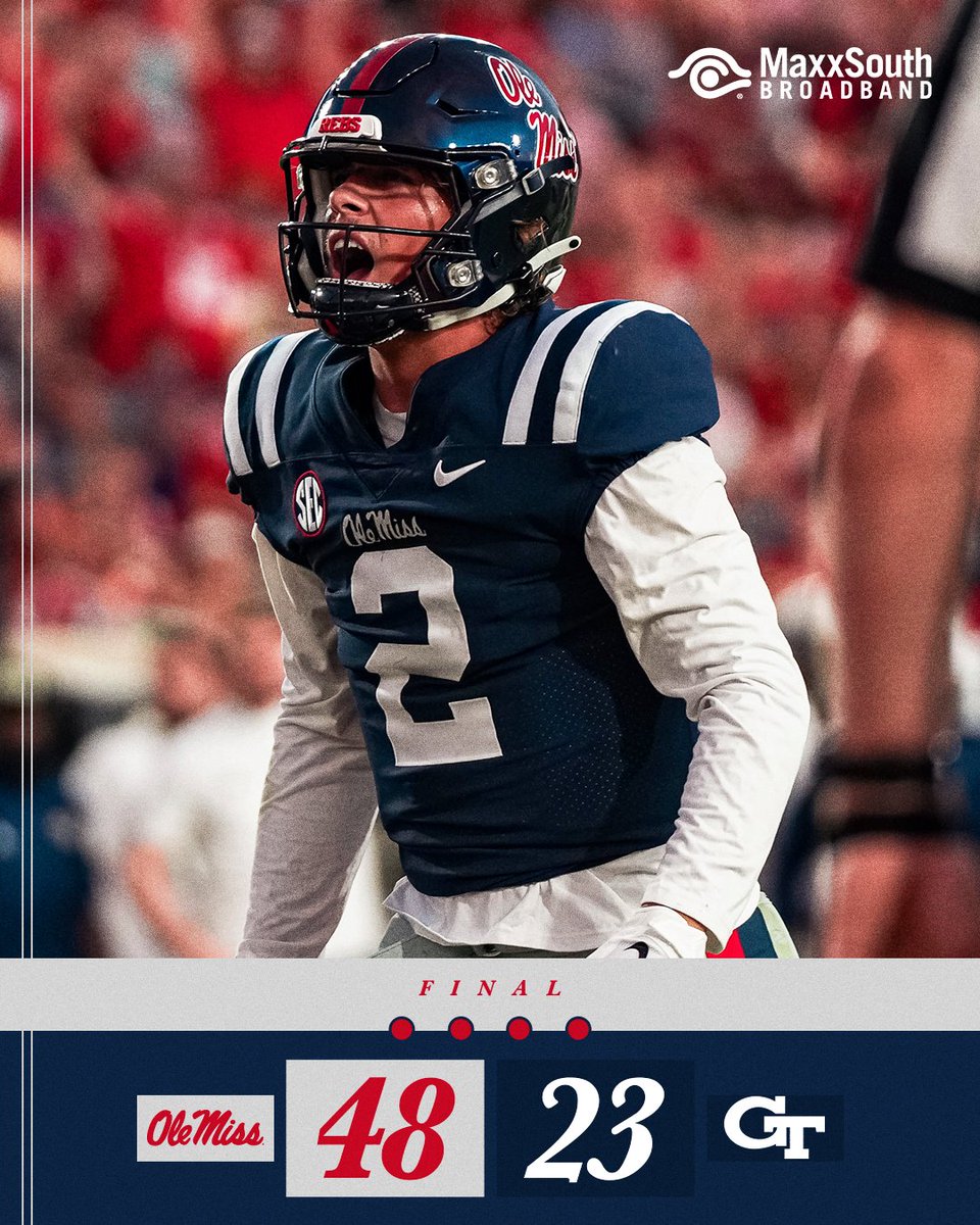 OleMissFB's tweet photo. 3-0 ✅ https://t.co/0LcgT0OpCA