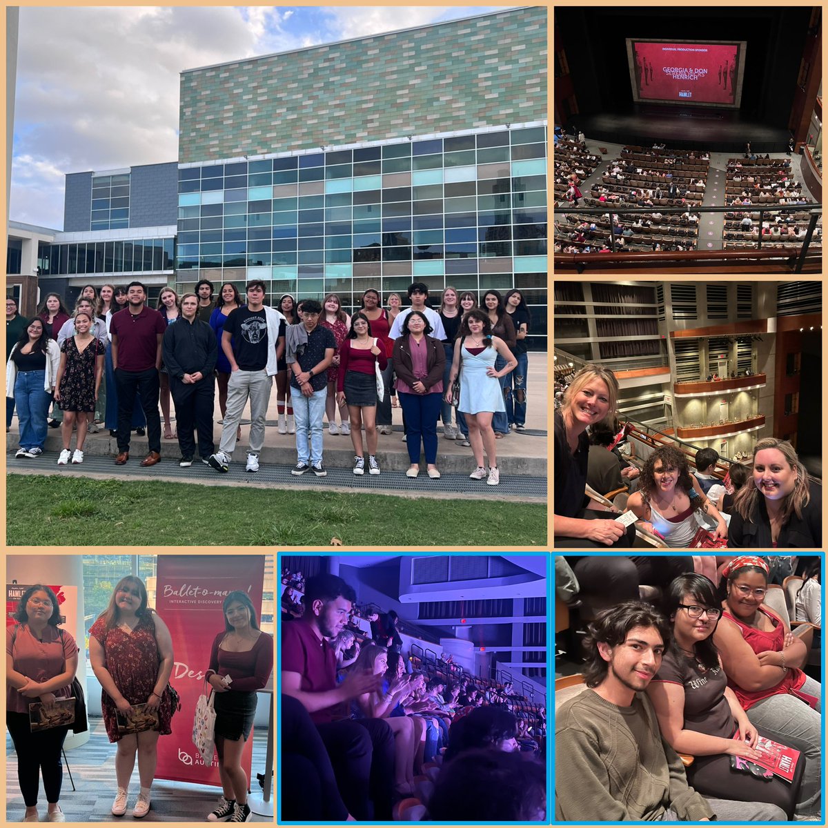 What an amazing day!🎉
🐂UT College Visit on Game Day!
🍽️Dinner at Fogo De Chao
🩰 Hamlet by Austin Ballet
We celebrated the arts 🎭  and enjoyed a day of culture, music, and GEAR UP! 💜⚙️
#GEARUPWorks