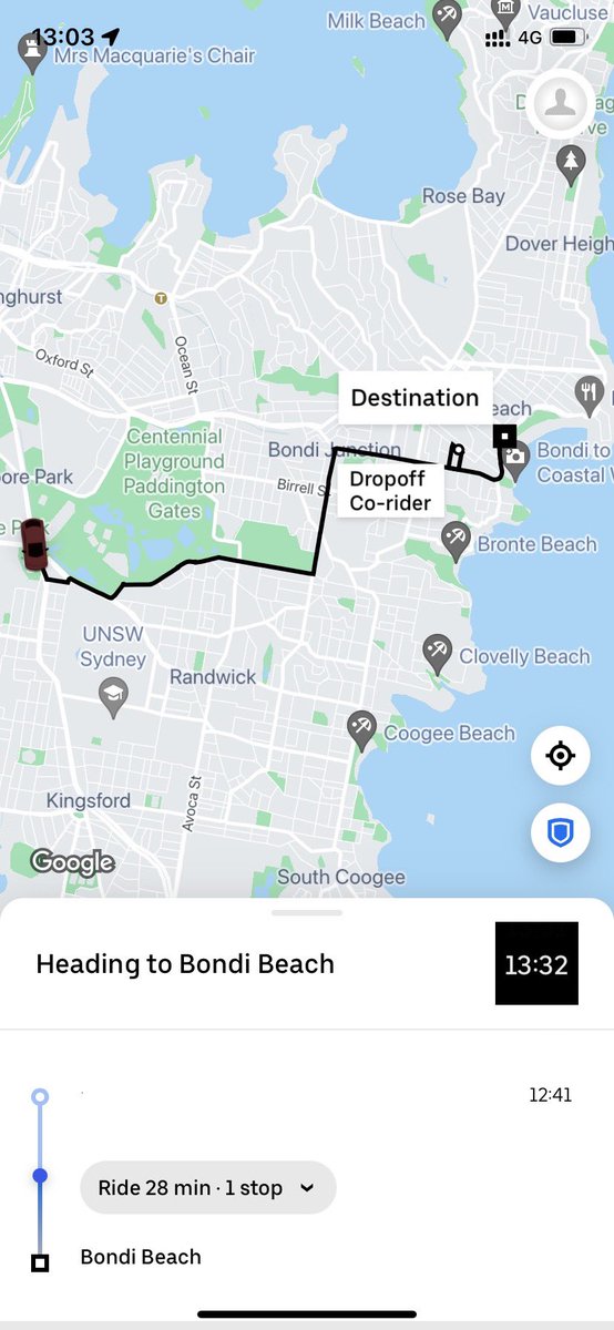 AlohaEma's tweet photo. 2回目のシドニーに来てるけど、やっぱUber Poolで乗り合いできるの便利だな。乗車と下車の位置ほぼ変わらないし、安くなるし。ドライバーはtoo late to apologiiize〜too laate🎵って車内で歌って若干うるさいけど、愉快で可愛い。日本もライドシェア解禁されることをいまだに願う。 https://t.co/Ct7IuU8TaN