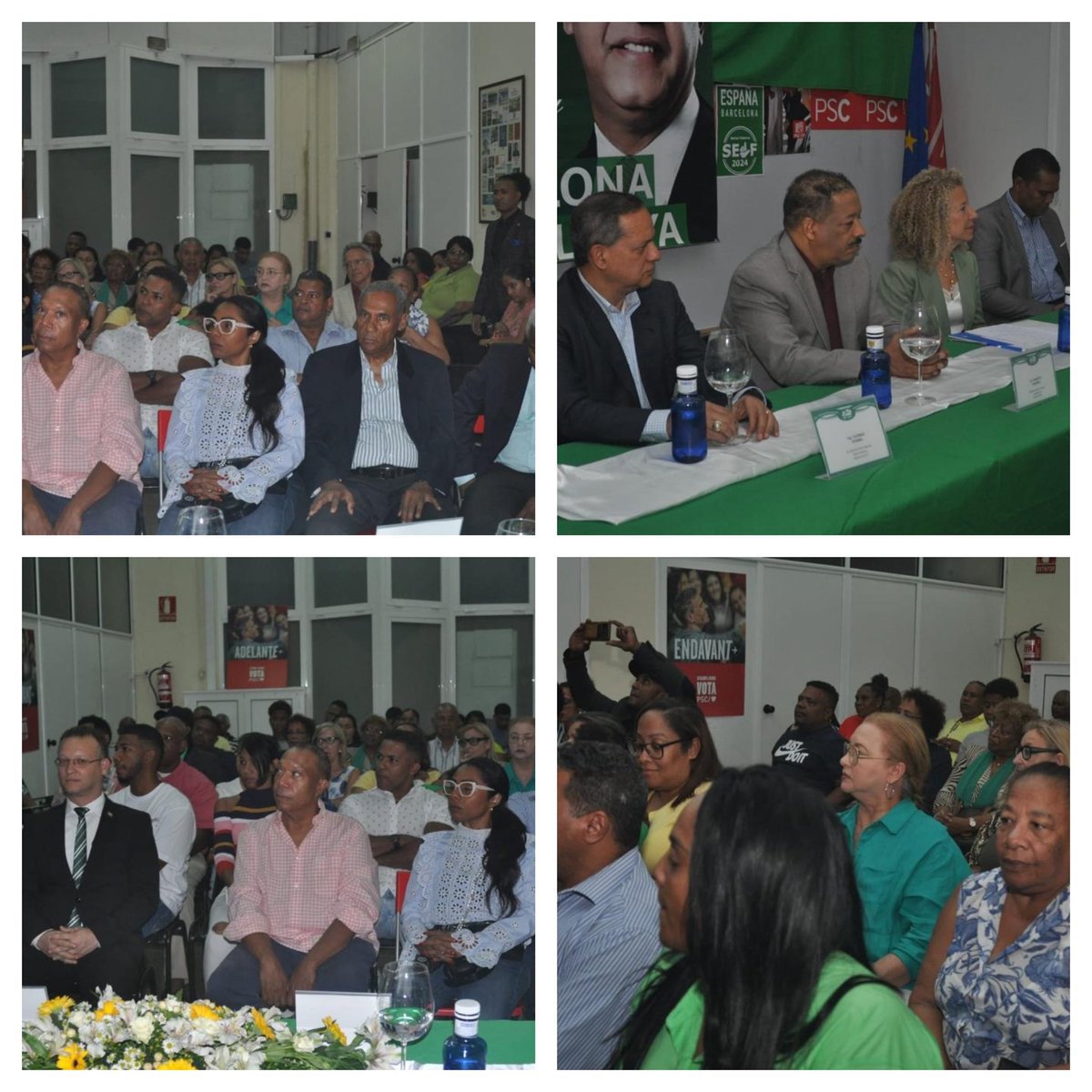 Gran juramentación del @SELF2024 con LEONEL sección BARCELONA organizada por Yasmín Machuca, vicepresidenta para Europa, con la presencia de <a href="/RRosarioMarquez/">Roberto Rosario Márquez</a> Director Nacional del Sector Externo de <a href="/FPcomunica/">@Fuerza del Pueblo (FP)</a> , <a href="/GlobalyPolitico/">Víctor Villanueva</a> enlace Europa, Joaquín Rivas, Vice de Cataluña.☘️☘️